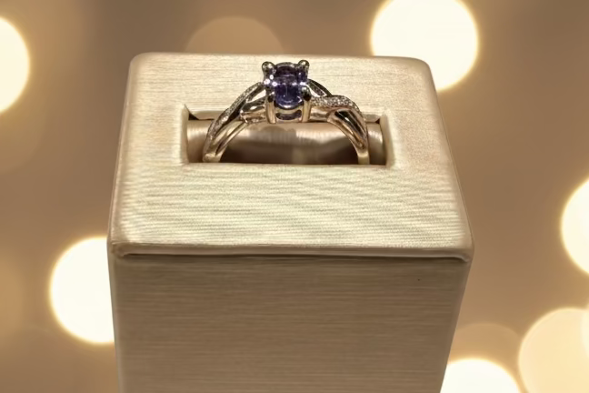 10K Yellow Gold Diamond Ring – 0.06 CTW Accent Stones – Classic Minimalist Shine